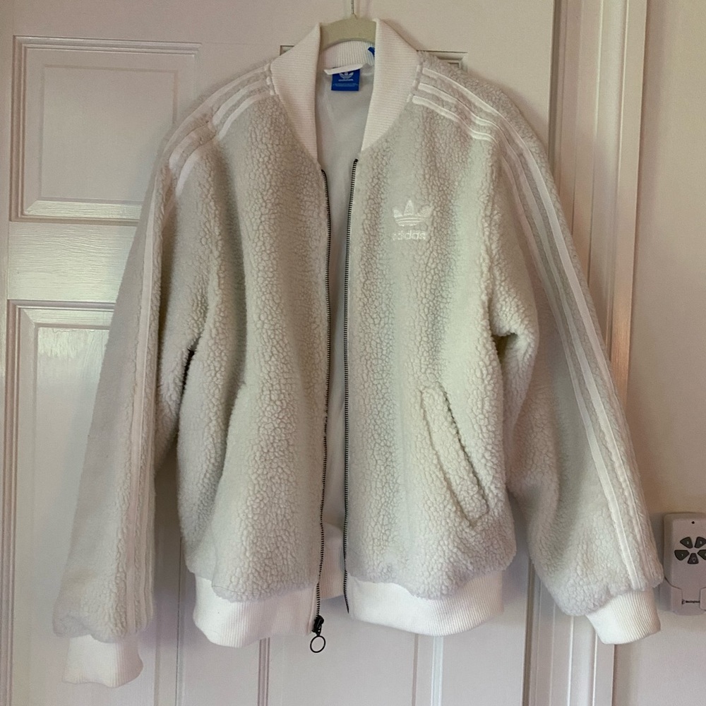 Adidas Sherpa bomber size S.  Lined and never worn.